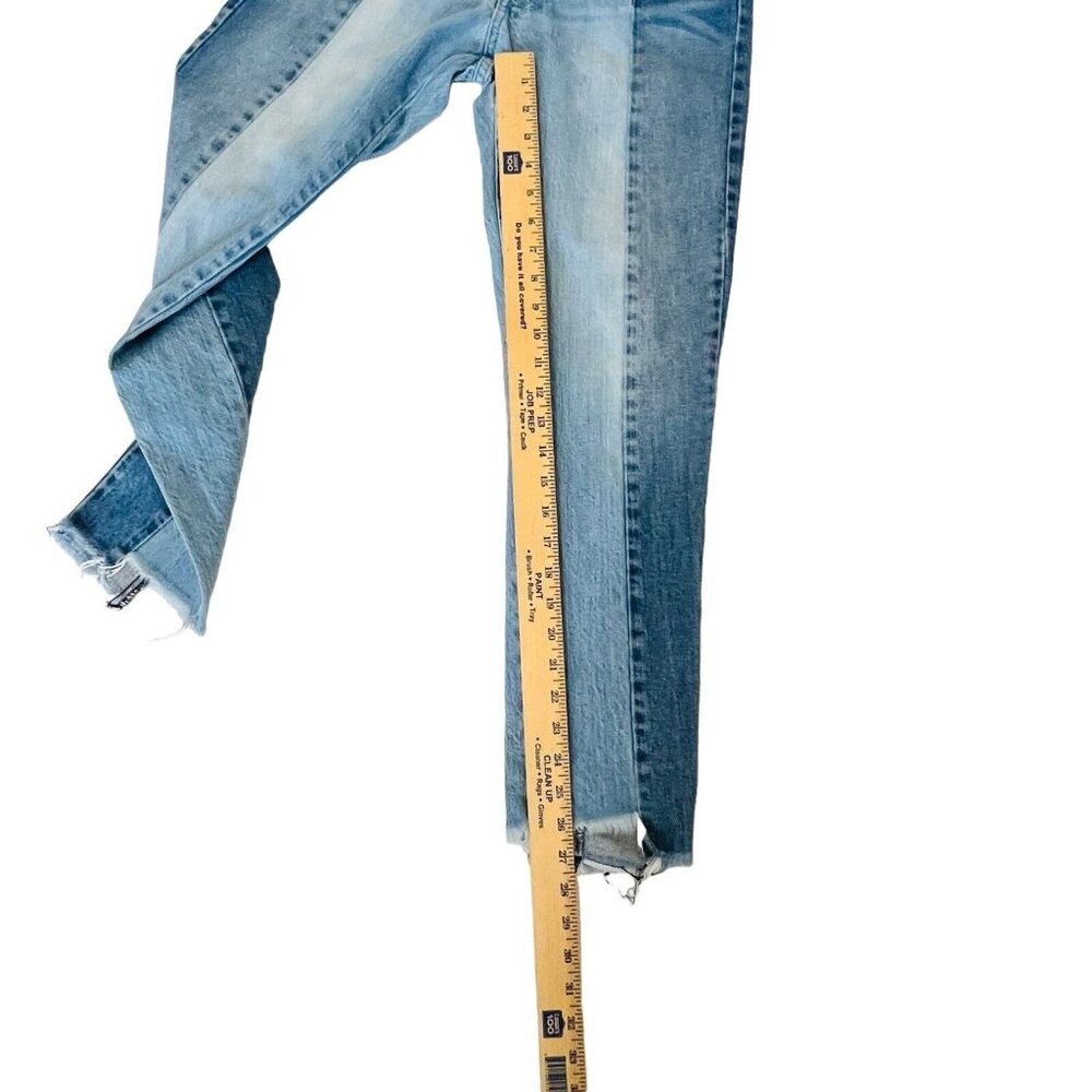 Revice Denim Lolita Two Tone Distressed Hem Jeans Womens Size 28 - Picture 11 of 14